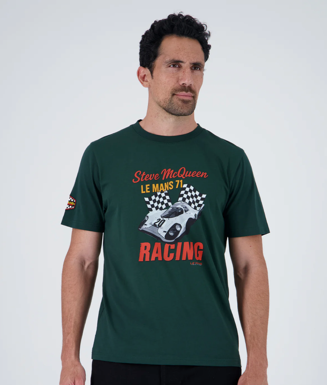 T-shirt Steve McQueen Racing 1971 Vert – Porsche 917