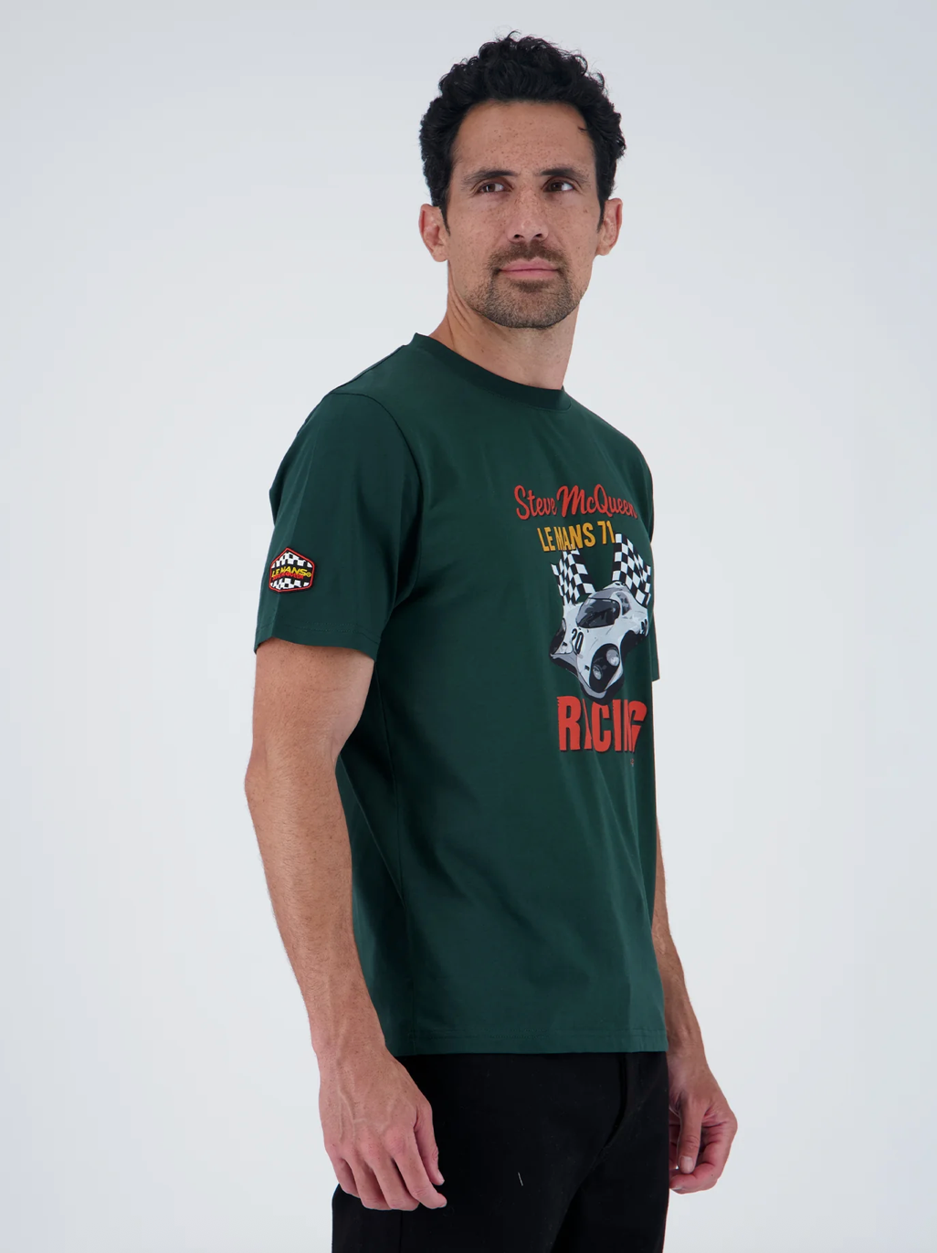 T-shirt Steve McQueen Racing 1971 Vert – Porsche 917