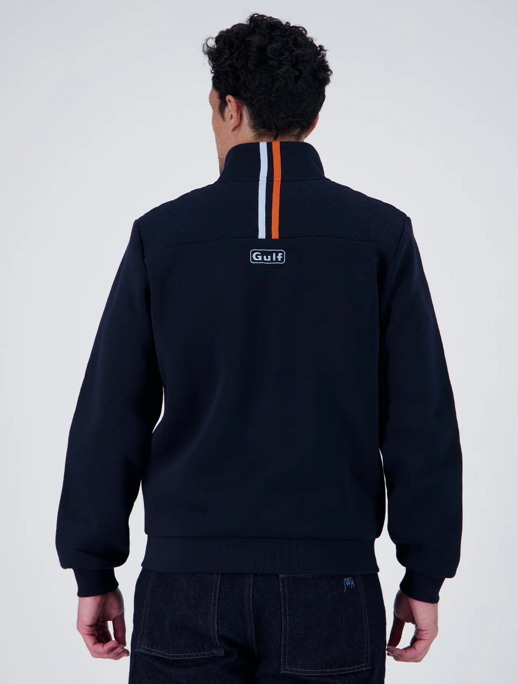 Veste zippée - TrackJacket - Gulf Racing - bleu marine en molleton