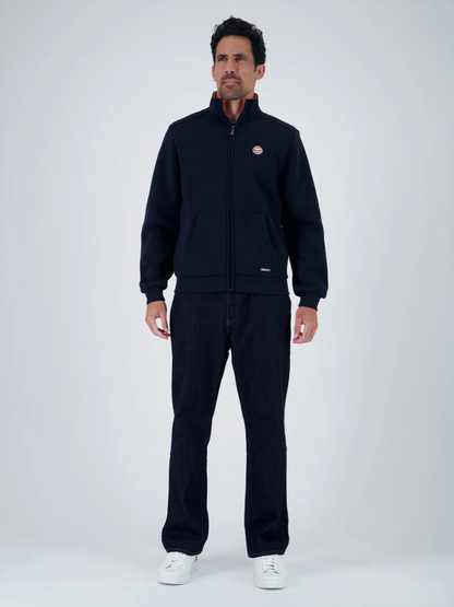 Veste zippée - TrackJacket - Gulf Racing - bleu marine en molleton