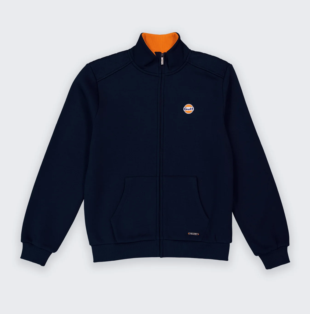 Veste zippée - TrackJacket - Gulf Racing - bleu marine en molleton