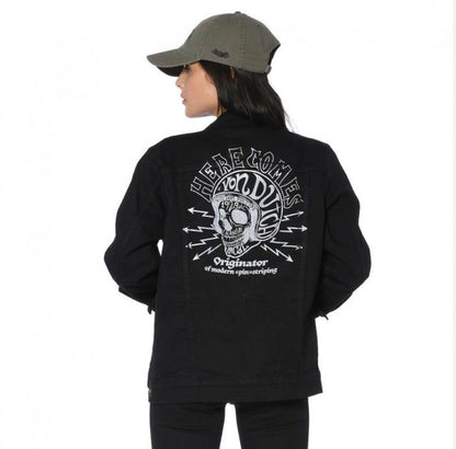 Veste en jean noir Gloria de Von Dutch - Femmes