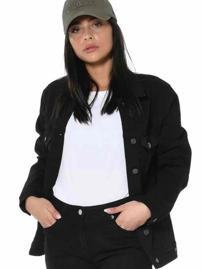 Veste en jean noir Gloria de Von Dutch - Femmes
