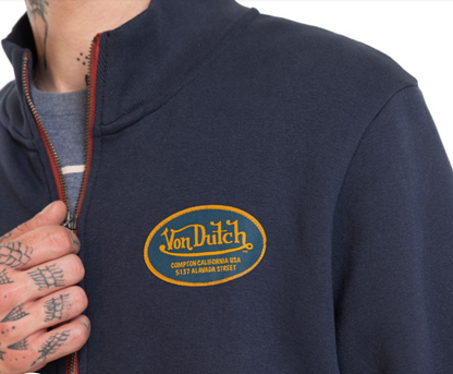 Veste zippée Homme Von Dutch Motor Bike – Navy