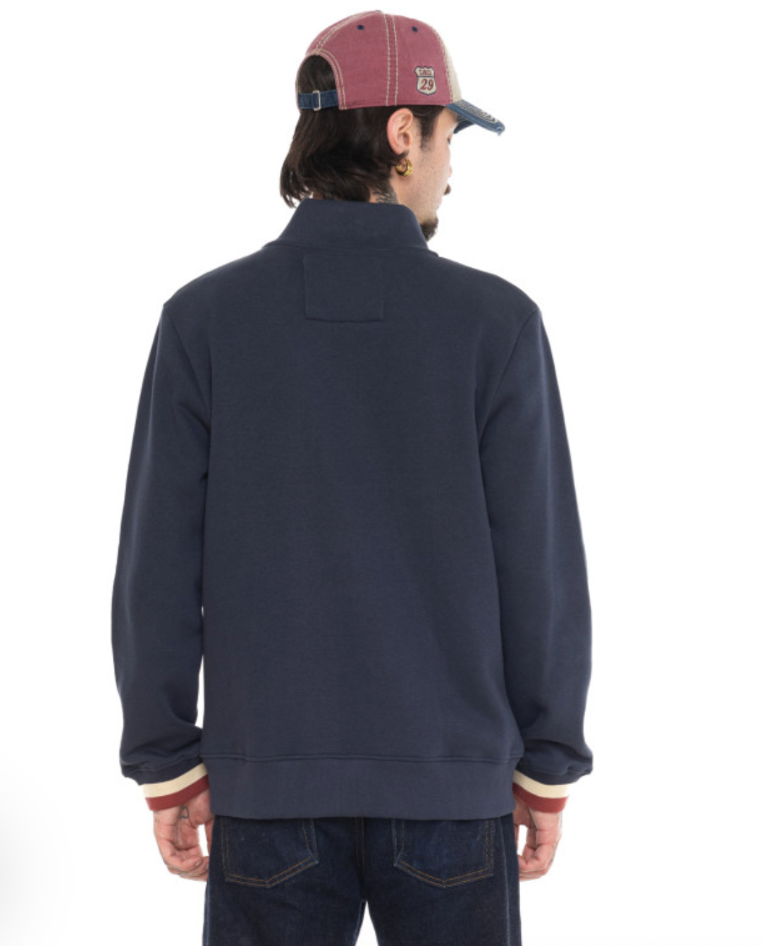 Veste zippée Homme Von Dutch Motor Bike – Navy
