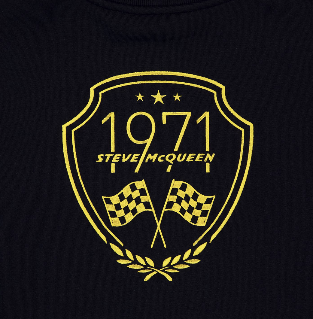 Veste zippée TrackJacket Steve McQueen 1971 Noir