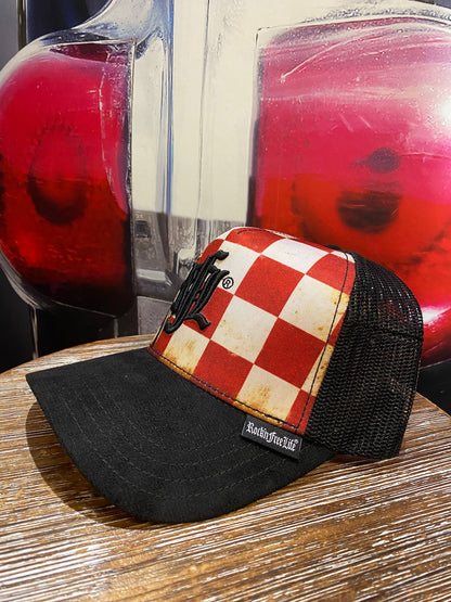 Casquette Rock'nFreeLife N°210 Racing Vintage Trucker | Un Barbu et Une Blonde