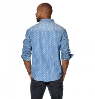 Chemise jean's motifs skull Von Dutch Braderie 