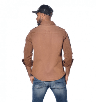 Chemise Von Dutch Army à patchs Braderie 