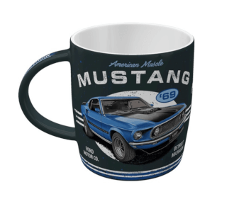 Mug Ford Mustang - 1969 Mach 1 Blue Mugs