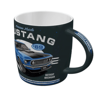 Mug Ford Mustang - 1969 Mach 1 Blue Mugs