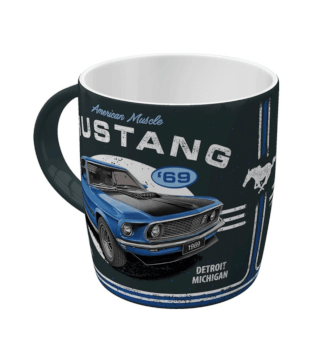 Mug Ford Mustang - 1969 Mach 1 Blue Mugs