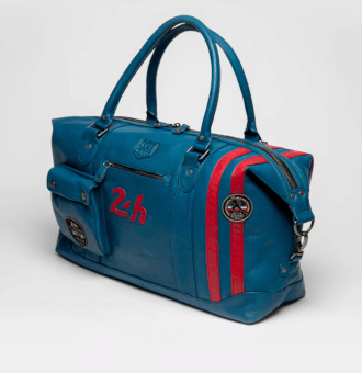 Sac week-end cuir 24h Le Mans bleu Baggagerie