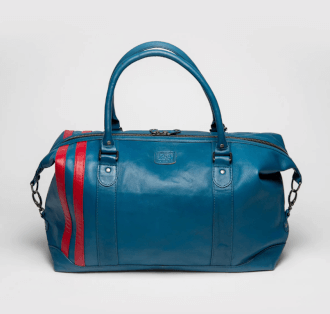 Sac week-end cuir 24h Le Mans bleu Baggagerie