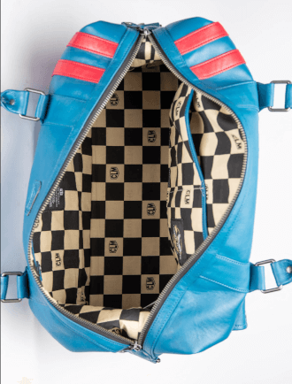 Sac week-end cuir 24h Le Mans bleu Baggagerie