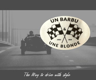 Stickers Un Barbu et Une Blonde  Nos produits