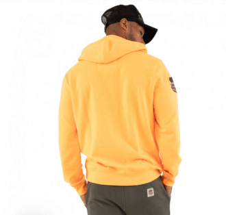 Sweat à capuche VON DUTCH jaune Braderie 