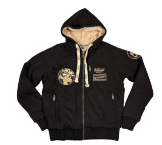 WARSON MOTORS Sweat doublé, zippé à capuche Warson