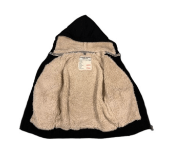 Sweat doublé, zippé à capuche Warson Vêtements