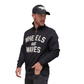 Wheels & Waves Sweat Thunder noir