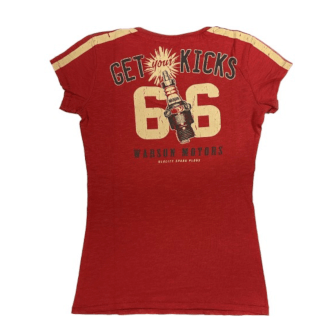 WARSON MOTORS T-shirt femme Get Kick 66 Warson Motors
