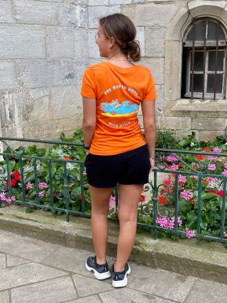 T-shirt femme Un Barbu et Une Blonde Braderie 