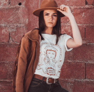 T-shirt femme Wildust Sisters WILD WEST Vêtements