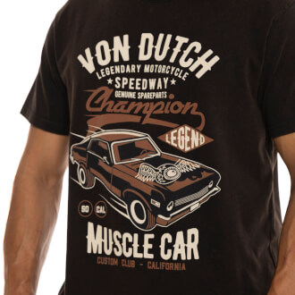 T-shirt Muscle Car par Von Dutch Vêtements