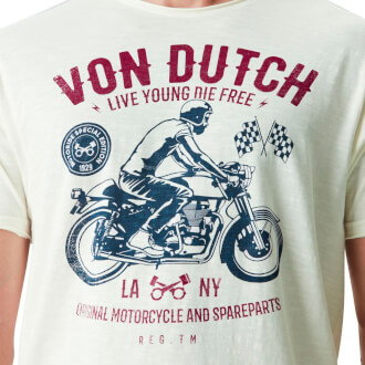 T-shirt Von Dutch LIVE YOUNG Vêtements